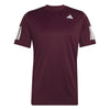 Adidas Club 3 Stripes Tee (M) (Violet Tone) Adidas