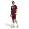 Adidas Heritage Tennis Graphic Tee (M) (Maroon)