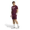 Adidas Heritage Tennis Graphic Tee (M) (Maroon)