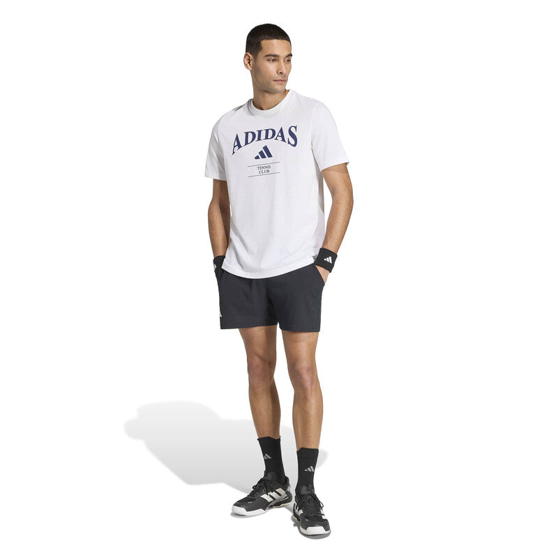 Adidas Heritage Tennis Graphic Tee (M) (Maroon) Adidas