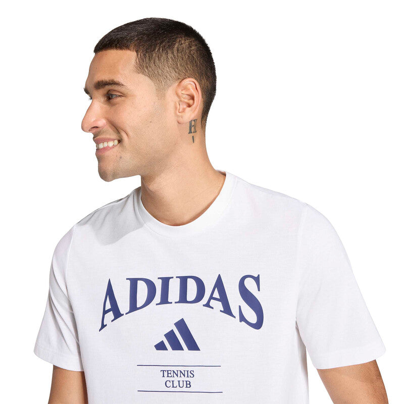 Adidas Heritage Tennis Graphic Tee (M) (Maroon) Adidas