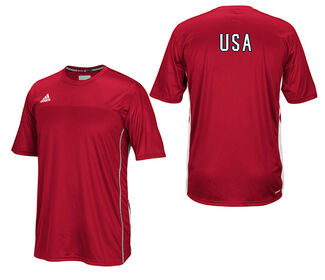 Adi Usta Player Pkg Utility S/S Jersey (M)
