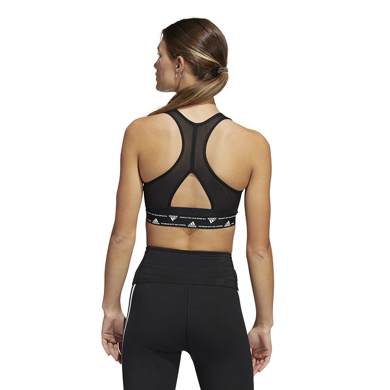 Adidas Powerreact Medium Support Bra (W) (Black)