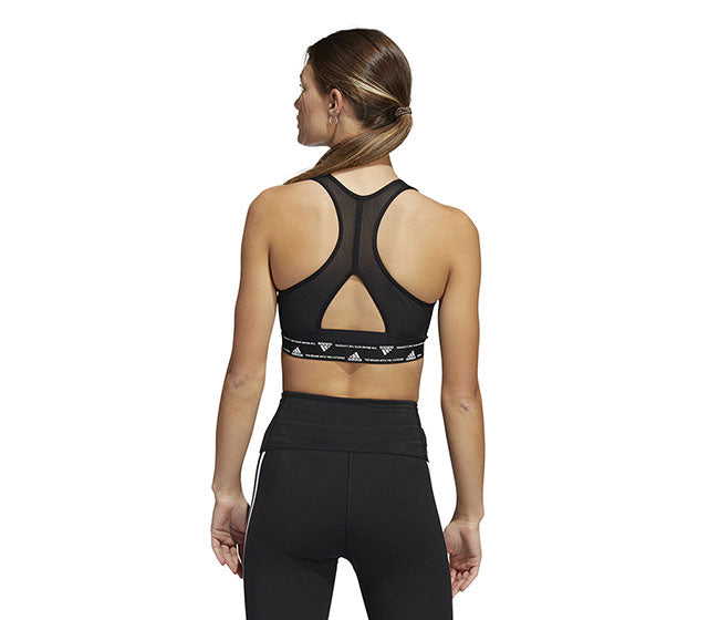 Adidas Powerreact Medium Support Bra (W) (Black)