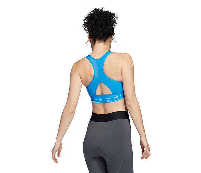 Adidas Powerreact Medium Support Bra (W) (Blue)