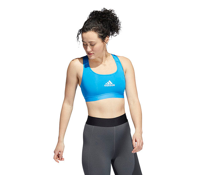 Adidas Powerreact Medium Support Bra (W) (Blue)