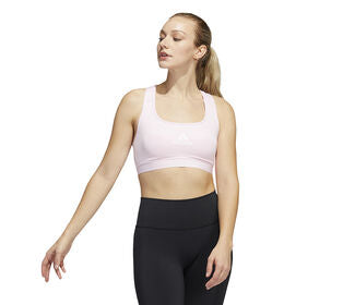 Adidas Powerreact Medium Support Bra (W) (Clear Pink)