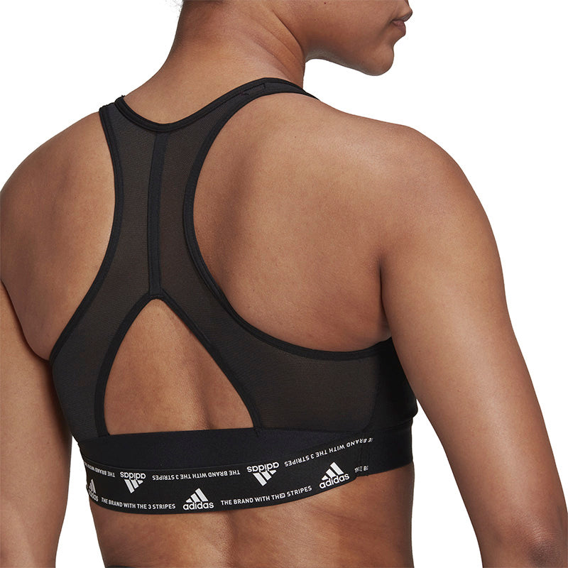 Adidas Powerreact Medium Support Bra (W) (Black)