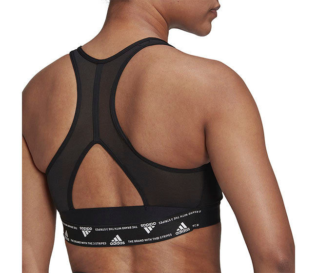 Adidas Powerreact Medium Support Bra (W) (Black)