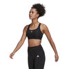 Adidas Powerreact Medium Support Bra (W) (Black)