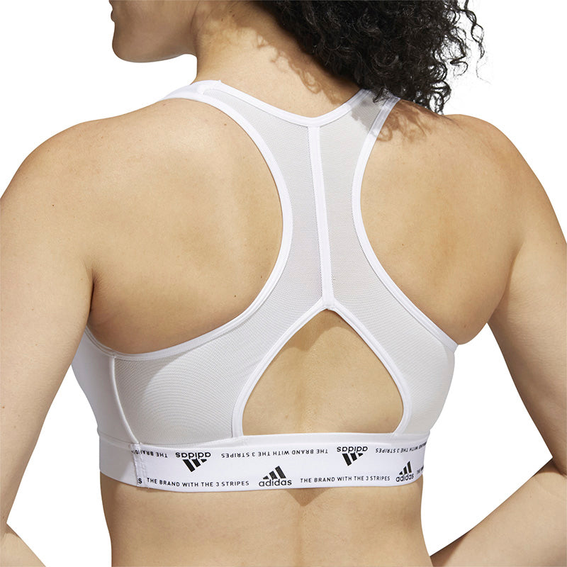 Adidas Powerreact Medium Support Bra (W) (White)