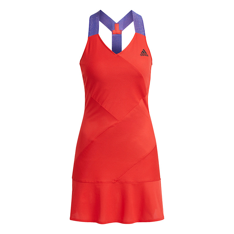 Adidas Y Primeblue Dope Dye Dress (W) (Red)