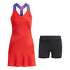 Adidas Y Primeblue Dope Dye Dress (W) (Red)