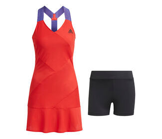 Adidas Y Primeblue Dope Dye Dress (W) (Red)