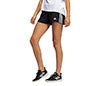 Adidas Pacer 3 Stripe Woven Short (W) (Black)