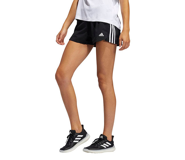 Adidas Pacer 3 Stripe Woven Short (W) (Black)