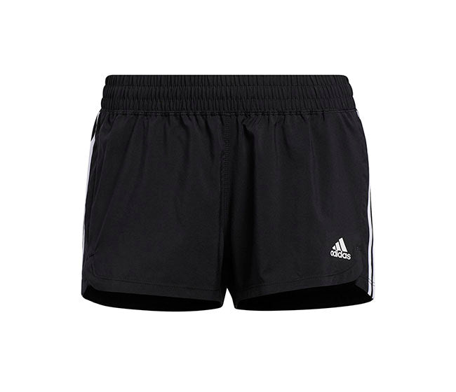 Adidas Pacer 3 Stripe Woven Short (W) (Black)
