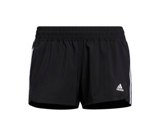 Adidas Pacer 3 Stripe Woven Short (W) (Black)