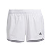 Adidas Pacer 3 Stripe Woven Short (W) (White)
