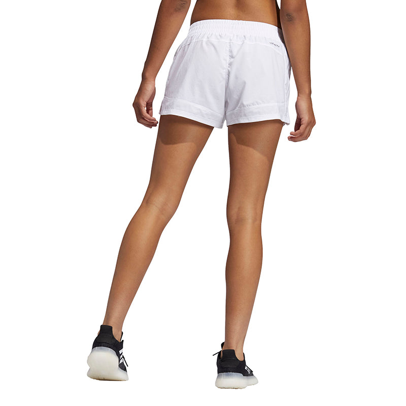 Adidas Pacer 3 Stripe Woven Short (W) (White)
