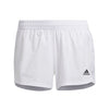 Adidas Pacer 3 Stripe Woven Short (W) (White)