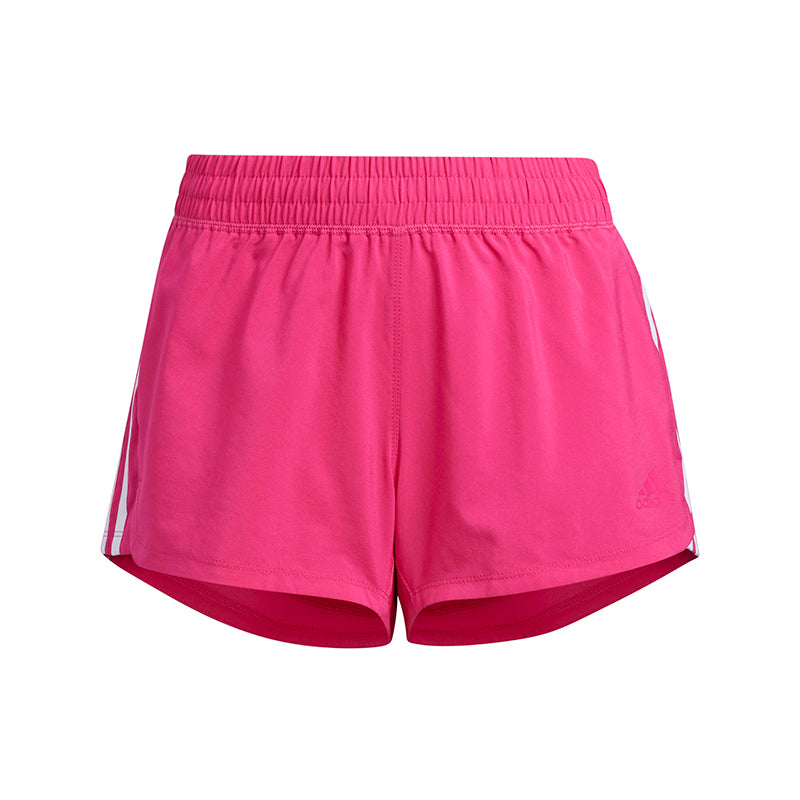 Adidas Pacer 3 Stripe Woven Short (W) (Magenta)