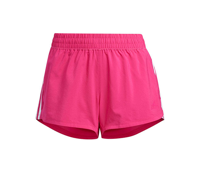 Adidas Pacer 3 Stripe Woven Short (W) (Magenta)