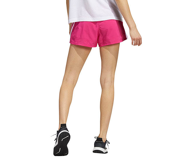 Adidas Pacer 3 Stripe Woven Short (W) (Magenta)