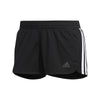 Adidas Pacer 3 Stripe Knit Short (W) (Black)