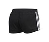 Adidas Pacer 3 Stripe Knit Short (W) (Black)