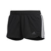 Adidas Pacer 3 Stripe Knit Short (W) (Black)