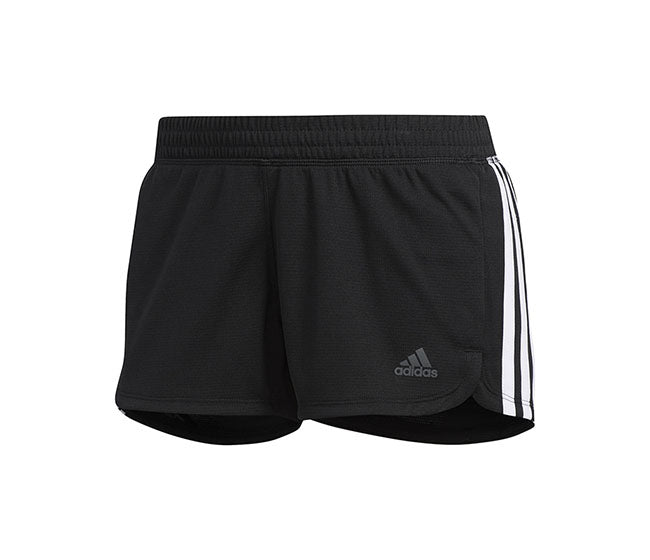 Adidas Pacer 3 Stripe Knit Short (W) (Black)