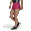 Adidas Pacer 3 Stripe Knit Short (W) (Magenta)