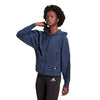 Adidas Future Icons 3 Stripes Full Zip Hoodie (W) (Navy)