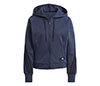 Adidas Future Icons 3 Stripes Full Zip Hoodie (W) (Navy)