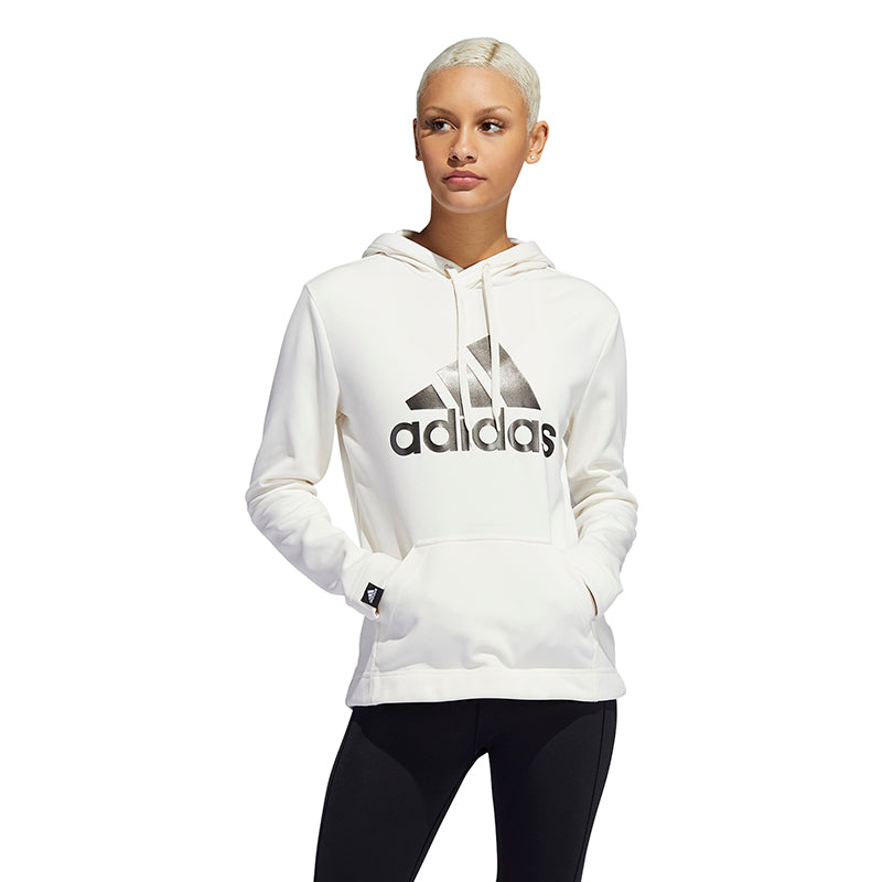Adidas Badge Of Sport Hoodie (W) (White)
