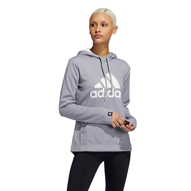 Adidas Badge Of Sport Hoodie (W) (Grey)