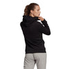 Adidas Essentials Full Zip Hoodie (W) (Black)