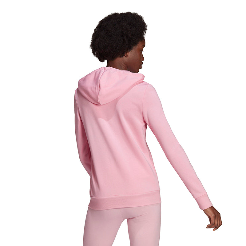 Adidas Essentials Full Zip Hoodie (W) (Light Pink)