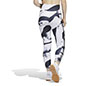 Adidas Print 3 Stripes 7/8 Tight (W) (White/Black)