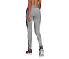 Adidas 3 Stripe Animal Print Legging (W) (Grey)