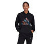 Adidas Tiger Print Hoodie (W) (Black)