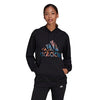 Adidas Tiger Print Hoodie (W) (Black)