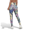 Adidas Train Essentials Printed Tight (W) (Grey/Pink)