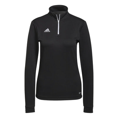 Adidas Entrada 22 1/2 Zip Training Top (W) (Black)