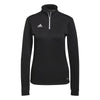 Adidas Entrada 22 1/2 Zip Training Top (W) (Black)