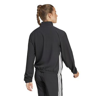 Adidas Train Essentials 3 Stripes Woven Jacket (W) (Black)