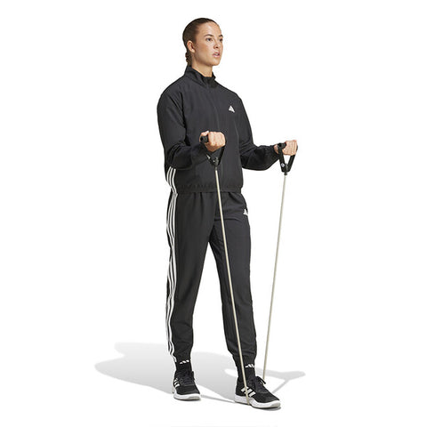 Adidas Train Essentials 3 Stripes Woven Jacket (W) (Black)