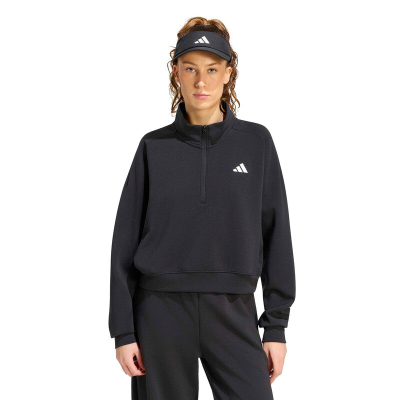 Adidas Tennis Half-Zip Cover Up (W) (Black)