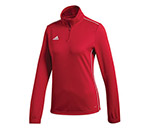 Adidas Core Training 1/2 Zip Top (W) (Red)